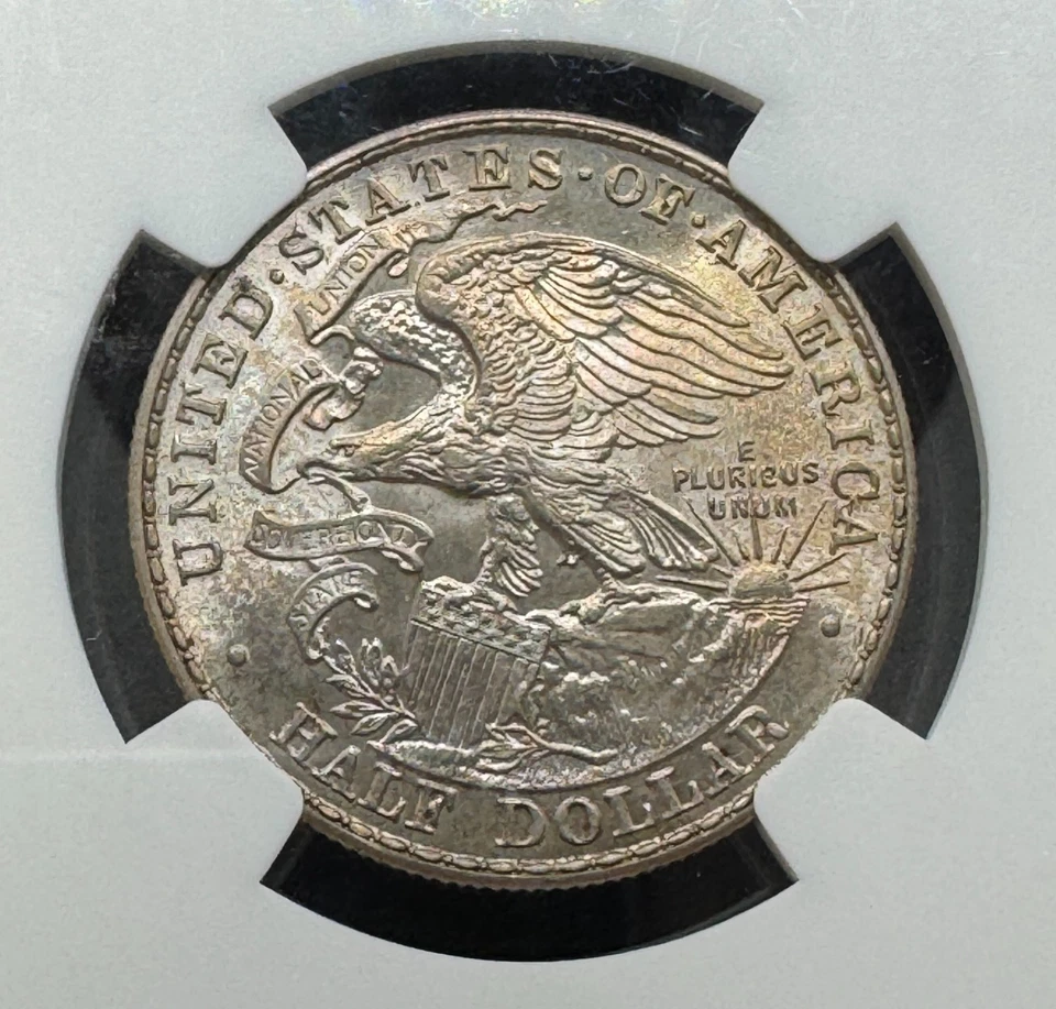1918 LINCOLN-ILLINOIS COMMEMORATIVE SILVER HALF DOLLAR NGC MS66+ 11XEG25 - Image 4 of 4