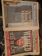 Daily News 9/18/2001 + Newsday 9/12/01 Full newspapers