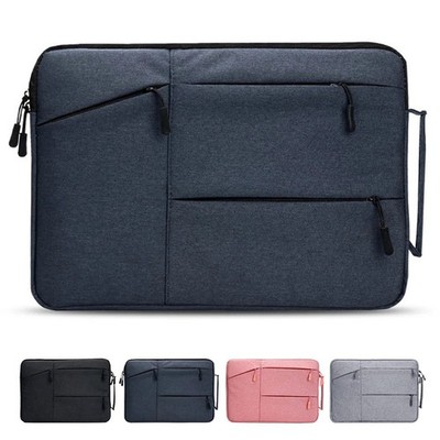 Notebooktasche 13 16 Zoll Hülle Laptop Case Cover Wasserfest Slim Grau Schwarz