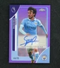 2026 Topps Chrome David Silva Auto Purple Refractor 44/75 Manchester City ZD6631