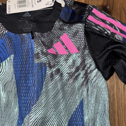 NEW NWT $300 Men's SMALL Adidas Adizero Long Sleeve SpeedsuitRunning HN8039 - Picture 2 of 8