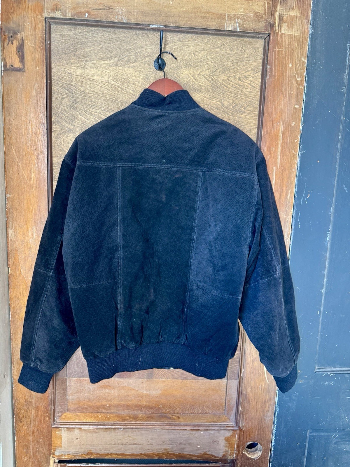 Vintage Basic Edition Suede Jacket Small Bomber B… - image 5