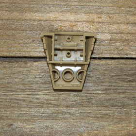 LEGO Marvel 6865 Dark Tan Wedge 4x4 Triple Curved Gold Armor Sticker 47753pb069