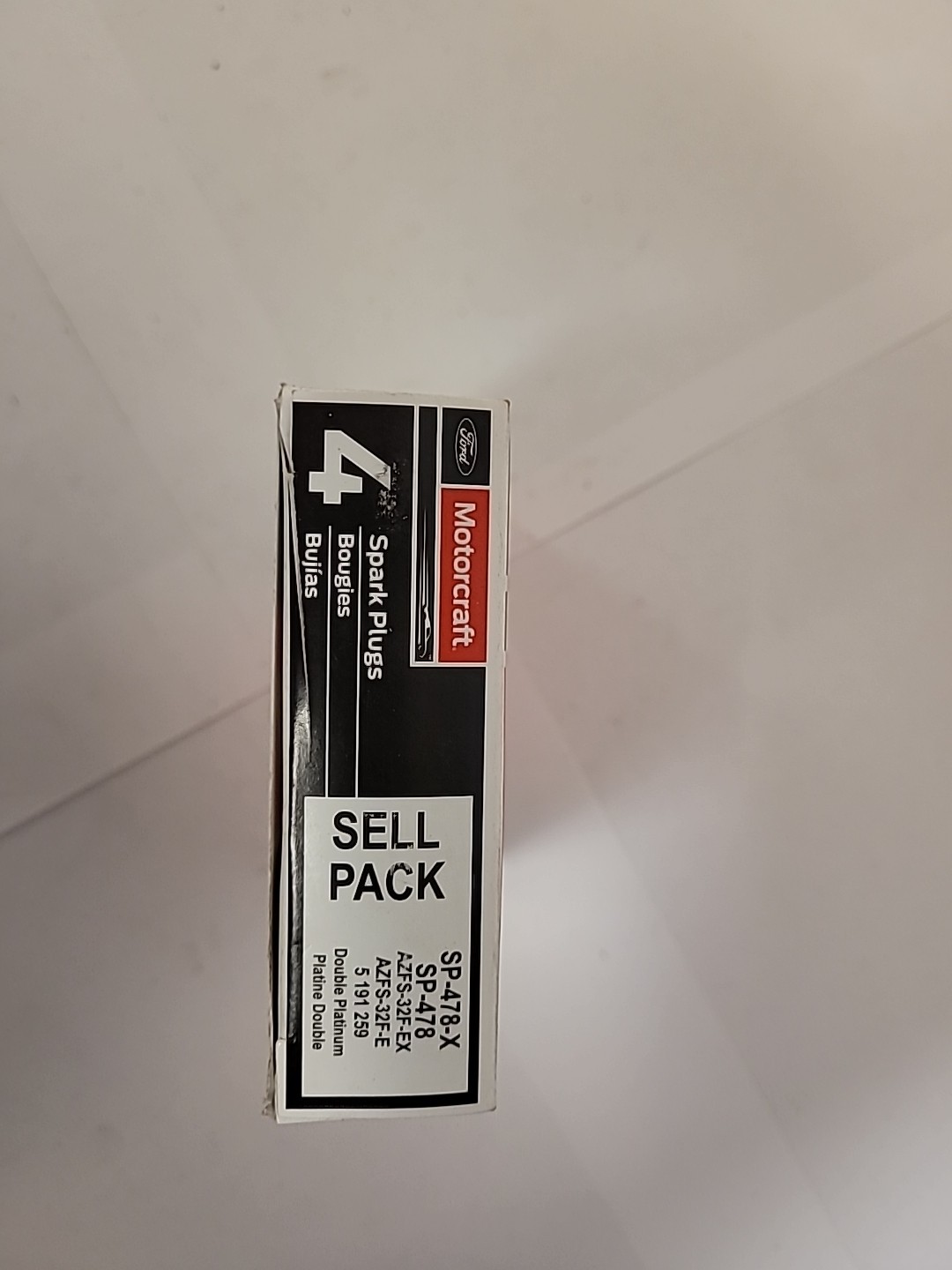 Ford OEM Motorcraft SP-478/ SP-478-X AZFS-32F-E Spark Plugs 4 Pack