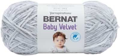 Bernat Baby Velvet Big Ball Garn - Nebelgrau 164186-86016