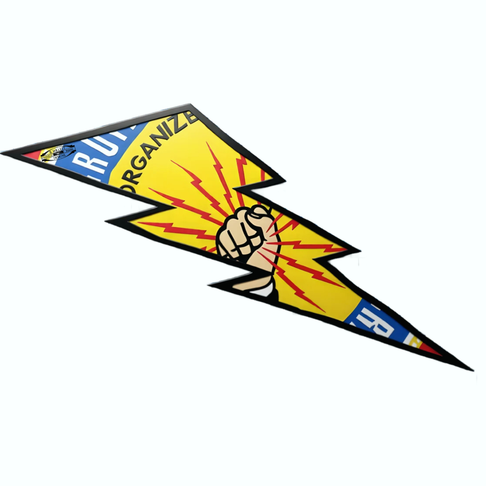 5 - 3" RED LIGHTNING BOLTS DECALS⚡IBEW ⚡WIREMAN ⚡ELECTRICIAN ⚡TRAMP⚡HARD HAT⚡