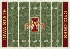 8x11 Milliken Iowa State Cyclones NCAA Home Field Area Rug - Approx 7'8