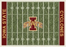 8x11 Milliken Iowa State Cyclones NCAA Home Field Area Rug - Approx 7'8"x10'9"