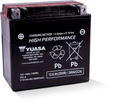 Yuasa High Performance Maintenance Free Battery YTX14H-BS YUAM6RH4H