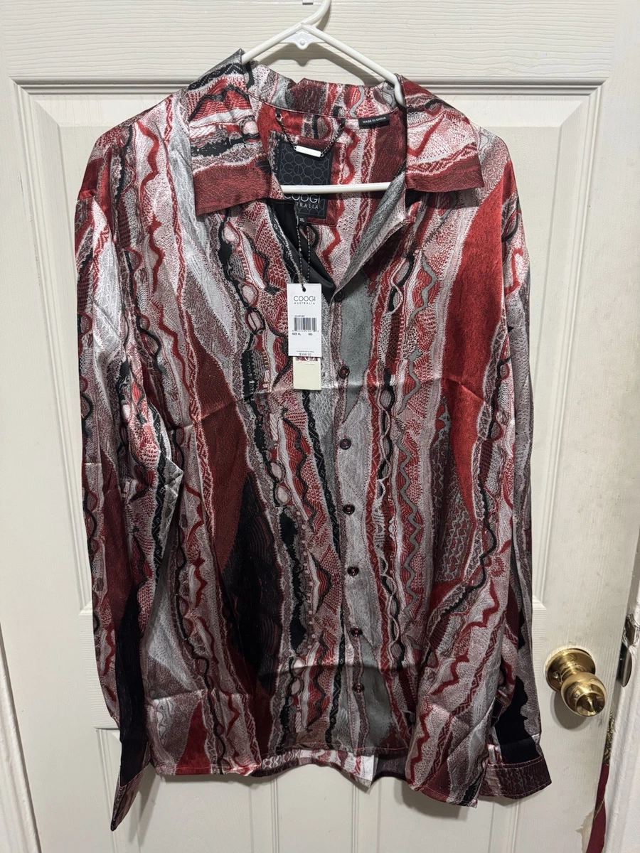 COOGI Silk Casual Button-Down Shirts for Men for sale - eBay