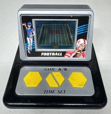 Vintage 80s Battery Operated Table Top Arcade FOOTBALL Video Game WORKING