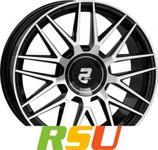 2DRV WH43 schwarz hochglanzpoliert 8x18" ET30 LK5 112 ML 66.6 Alufelgen 18 Zoll