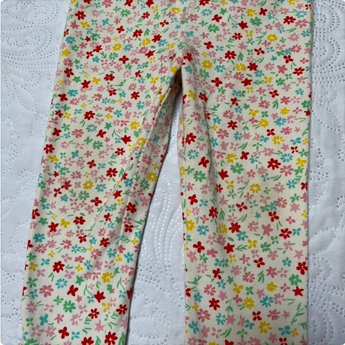 Crewcuts Ditsy Floral Cropped Leggings Size 5 - Picture 3 of 6