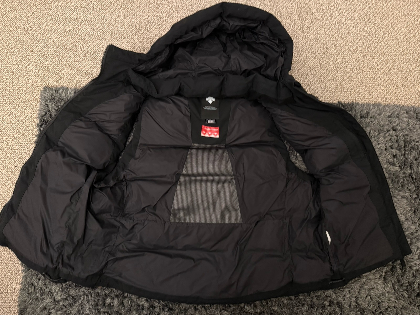 FILA DESCENTE Piumino Giubbotto Sci Cambridge University Rowing Club CUR Calore