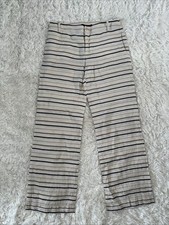 Max Mara Weekend Linen Blend Wide Leg Pants Size 6