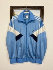Vintage 90's Adidas White Blue Jacket Mens Rare Track Top Y2K Hype Size L