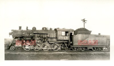 25E322 RP 1940s/50s CANADIAN NATIONAL RAILWAY 2-8-0 LOCO #2648