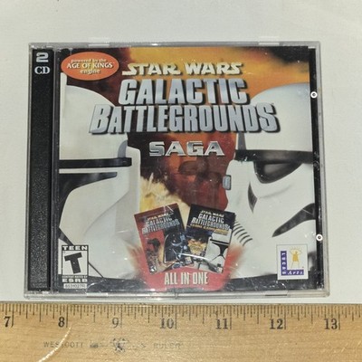 Star Wars: Galactic Battlegrounds Saga - 2 CD set for the PC base & expansion