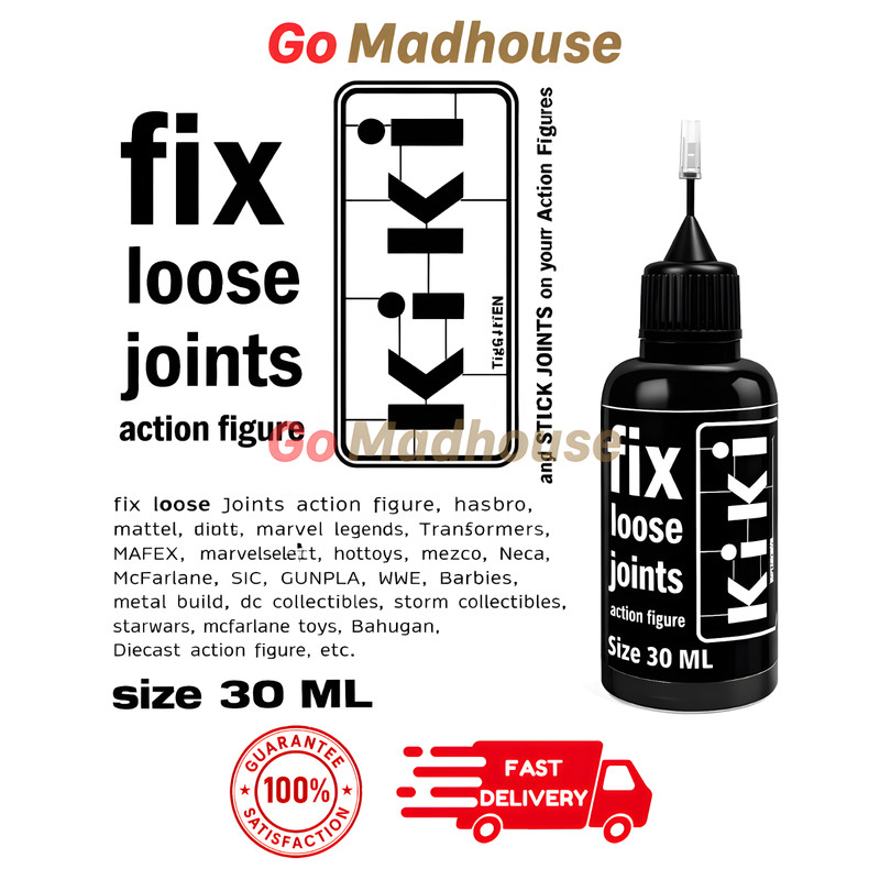 KIKI Fix Loose Action Figure Joints 30ml Bottle Genuine Product Fast UK Delivery
