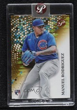 2022 Topps Pristine Gold Pulsar Refractor 26/50 Manuel Rodriguez #91 ni4