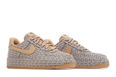 Nike Air Force 1 Low Unity Tan Print Casual Lifestyle Shoes DZ2789-200