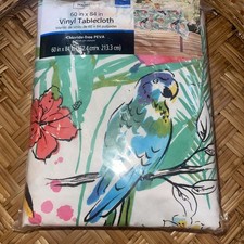 Mainstays 60"x 84" Vinyl Tablecloth Tropical