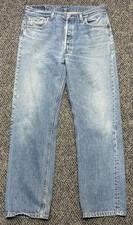 Vintage 1990s Levi's 501 Made In USA Fit 34 X 31 Tag Says 36 X 32 December 1993