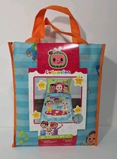 New CoComelon 3 Piece Kids Bedding Set, Bonus Tote, You Make My Heart Sing Theme