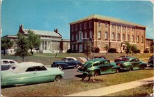 Perkins Quadrangle Center Southern Methodist University Dallas TX c1955 Postcard