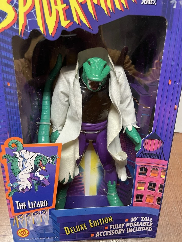 TOYBIZ MARVEL EL LAGARTO SPIDER-MAN SERIE ANIMADA 10 PULGADAS 1994 NUEVO DE COLECCIÓN Foto 3 de 4