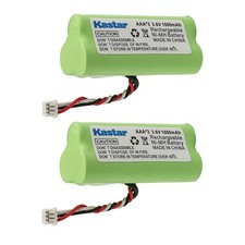 Kastar 2-Pack AAA 3.6V 1000mAh Ni-MH Rechargeable Battery Replacement 2-PACK