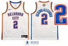 Shai Gilgeous Alexander Signed 2025 NBA Finals Jersey Thunder Beckett BAS Large