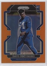 2021 Panini Prizm Rookie Orange Prizm 31/249 Dayo Odeyingbo #387 0nr3