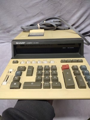 SHARP COMPET CS-2680 Vintage Printing Calculator 
