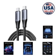 USB C Cable 240W USB 3.2 Gen 2 10Gbps 4K Video 60Hz 3.3ft Nylon Braided Fast