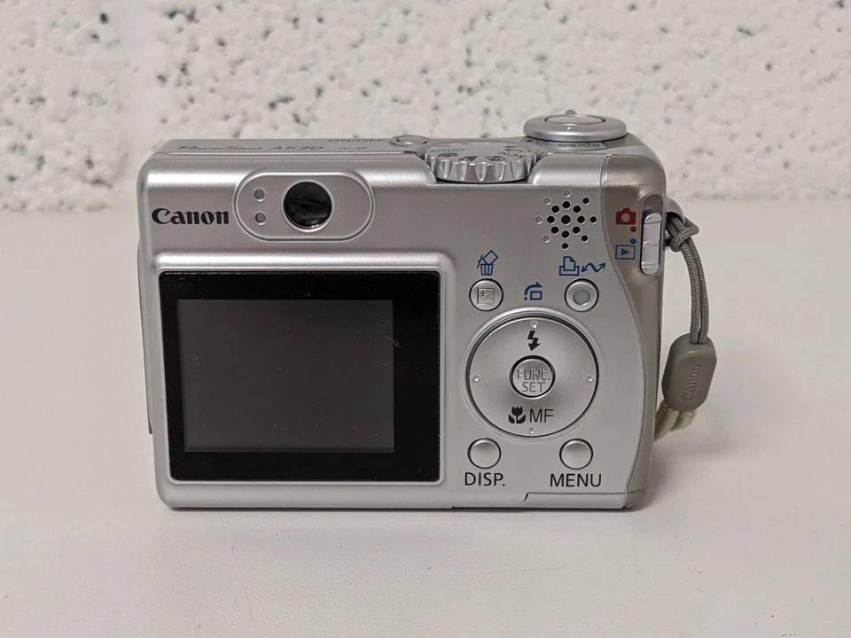 Canon PowerShot A530 Silver Digital Compact Camera - Image 4 of 4