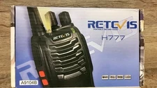 Retevis H777 16 Channel UHF Two-way Radio - Black