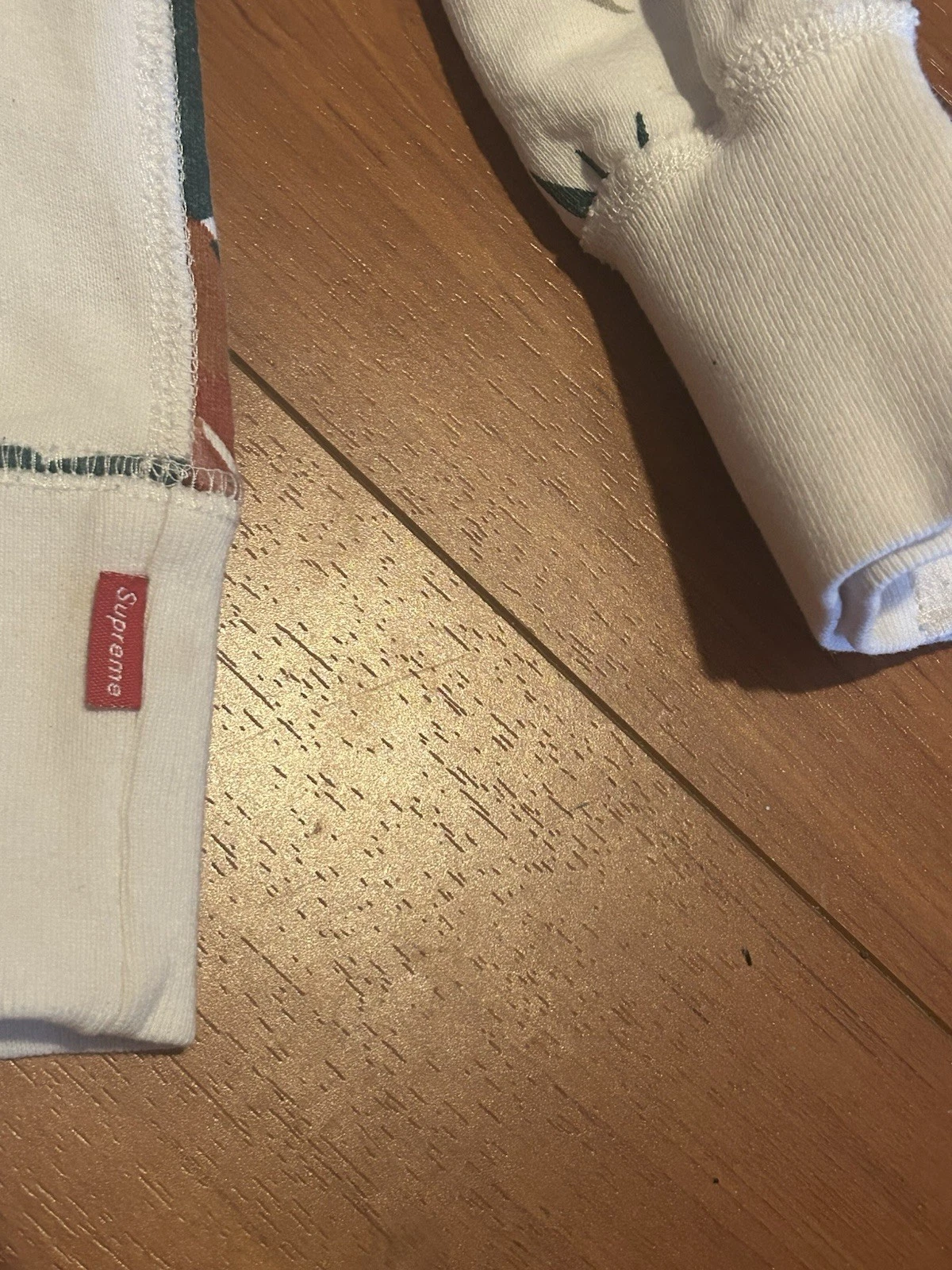 Supreme Felpa con Cappuccio Floreale S S 2012 Pullover Taglia Large