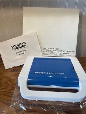 Vintage NOS Unbranded Children s Computer Carry Along Tutor ABC #10217