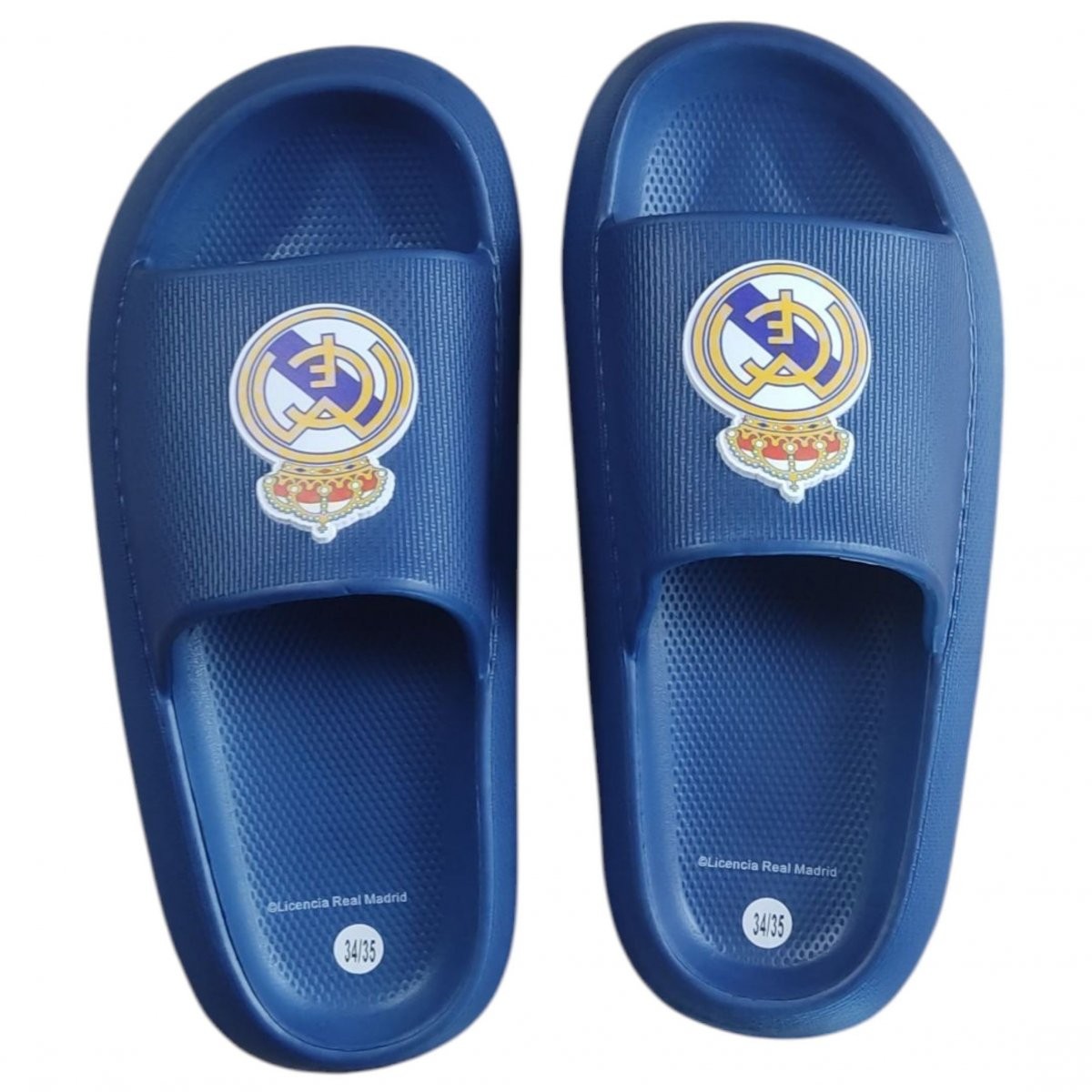 Zapatos de baño Real Madryt Beach Pool Chanclas Blue EVA 2300006880N