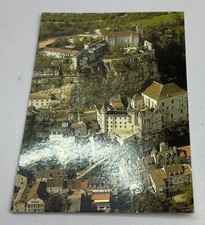 Rocamadour France Aerial View Vintage Postcard Chateau Roches Lot Dept 46