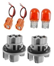 Turn Signal Blinker Light Adapter Socket with Wire Harness Connector Fit for
