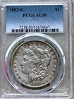 1892 S Morgan Silver Dollar AU 50 PCGS San Francisco