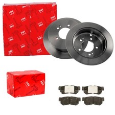 TRW Disques 284mm + Revêtements Arrière Convient pour Hyundai Tucson Jm Juste