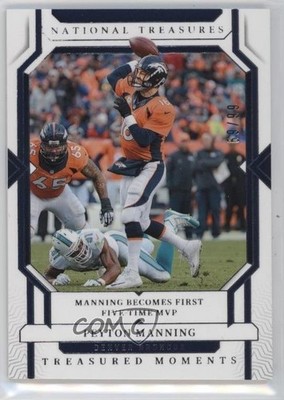 2023 Panini National Treasures Treasured Moments 69/99 Peyton Manning HOF 2f6