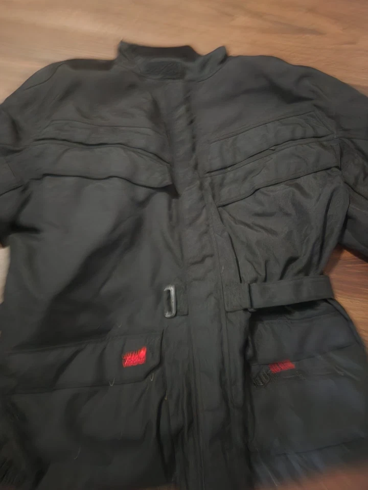 Chaqueta protectora de motocicleta Tour Master Cortech XXL para hombre negra usada Foto 2 de 4