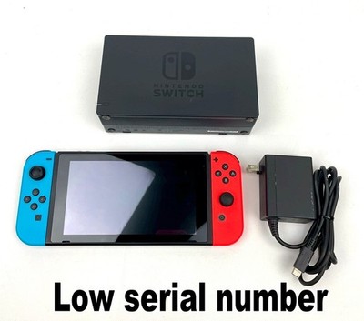 Nintendo Switch HAC-001 Low Serial Console All Accessories