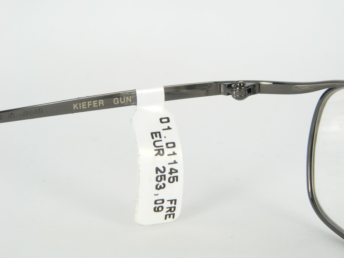 FreudenHaus KIEFER GUNMETAL EYEGLASSES GLASSES METAL FRAME 47-18