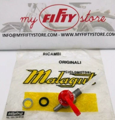 VEGLIA BORLETTI Rubinetto benzina originale 10x1 MALAGUTI GRIZZLY RCX 10 1990 2000 RU04