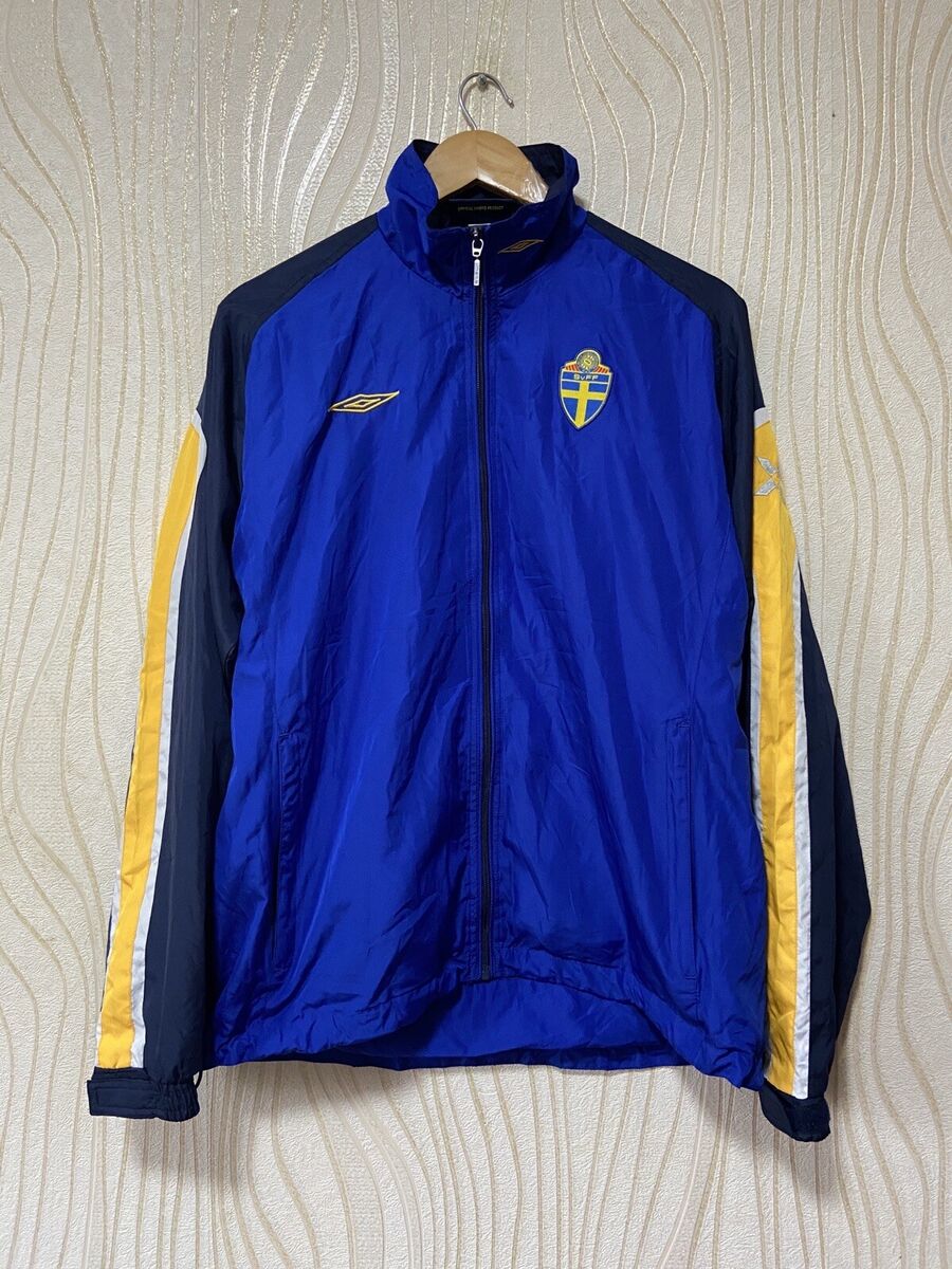 SWEDEN 2000s FOOTBALL SOCCER TRACKSUIT UMBRO sz XS MEN BLUE SWEDEN 2000s FOOTBALL SOCCER TRACKSUIT UMBRO sz XS MEN BLUE